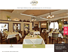 Tablet Screenshot of hotelfajkier.pl